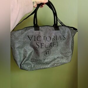 Victoria's Secret Glittering Gray Tote